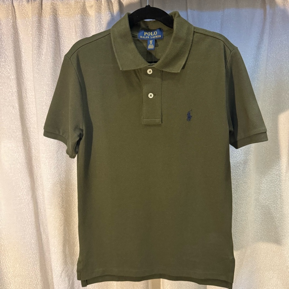 Ralph Lauren Boy's Olive Polo Shirt